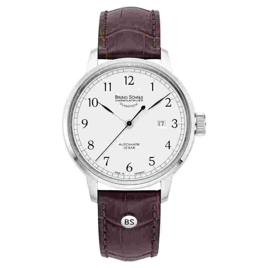 Bruno Sohnle Hamburg Automatic White Dial Men's Watch 17-12203-221