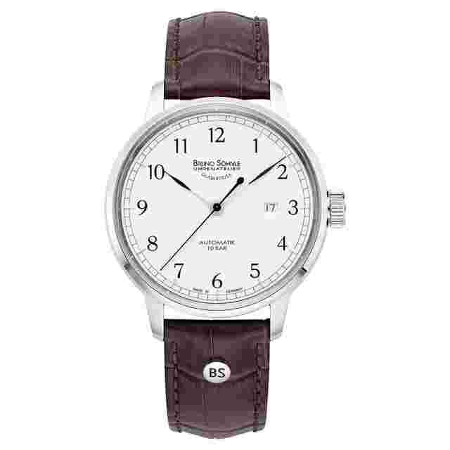 Bruno Sohnle Hamburg Automatic White Dial Men's Watch 17-12203-221