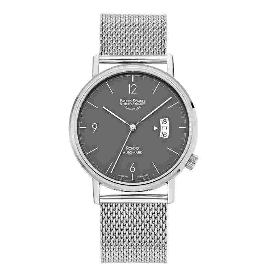 Bruno Sohnle Rondo Automatic Grey Dial Men's Watch 17-12098-860