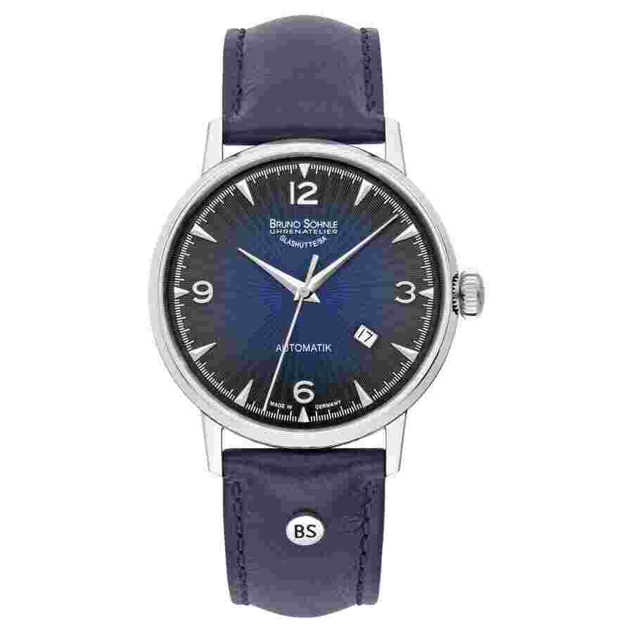 Bruno Sohnle Stuttgart Automatic Blue Dial Men's Watch 17-12173-361