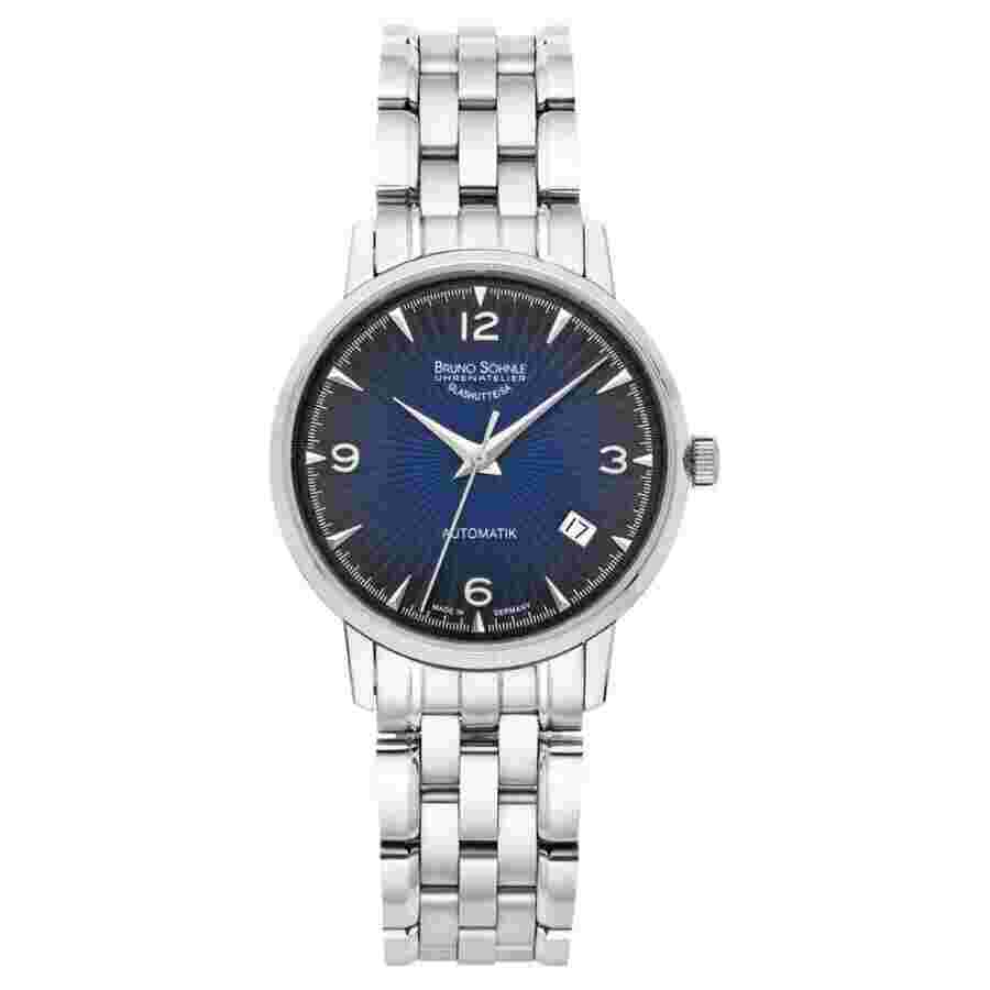 Bruno Sohnle Stuttgart Automatic Blue Dial Men's Watch 17-12174-362