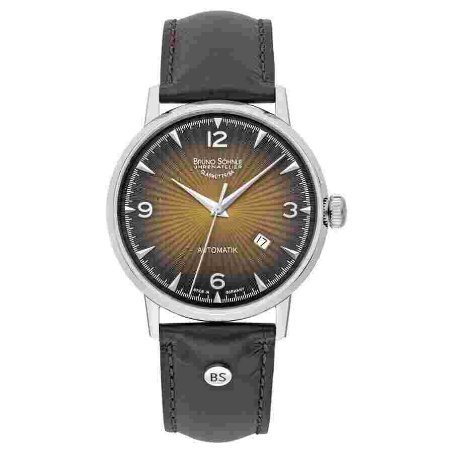Bruno Sohnle Stuttgart Automatic Brown Dial Men's Watch 17-12173-261