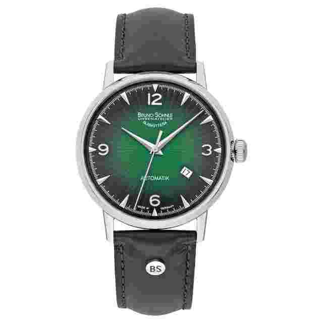 Bruno Sohnle Stuttgart Automatic Green Dial Men's Watch 17-12173-661