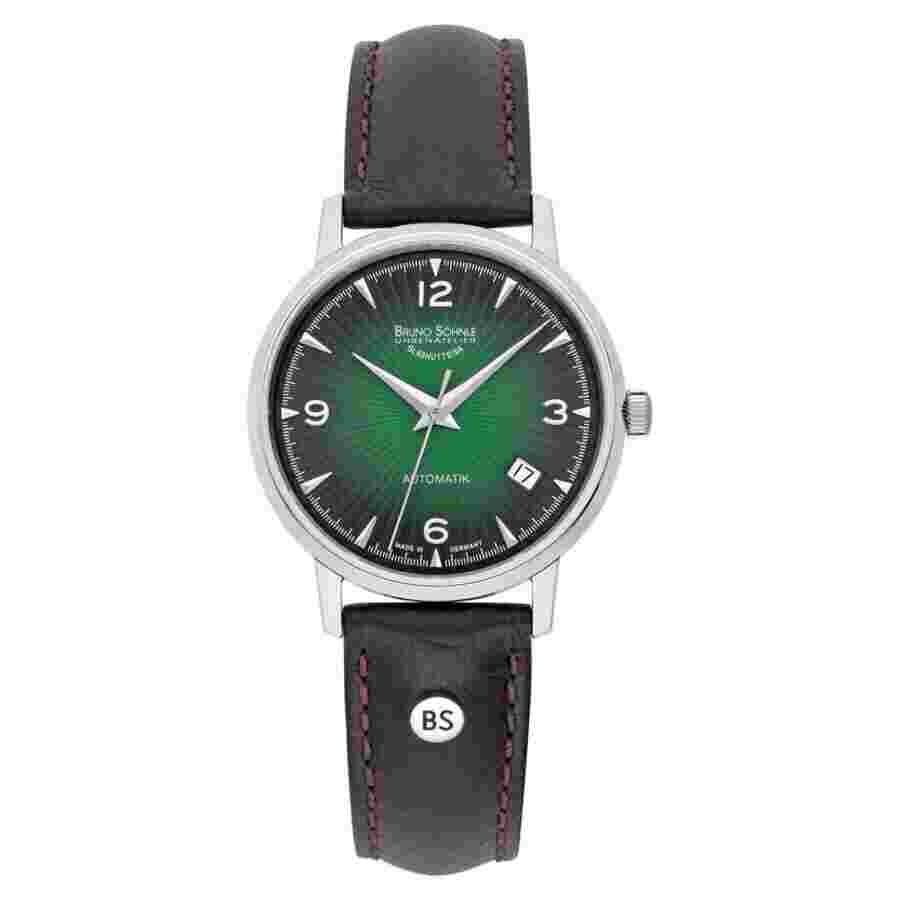 Bruno Sohnle Stuttgart Automatic Green Dial Men's Watch 17-12174-661