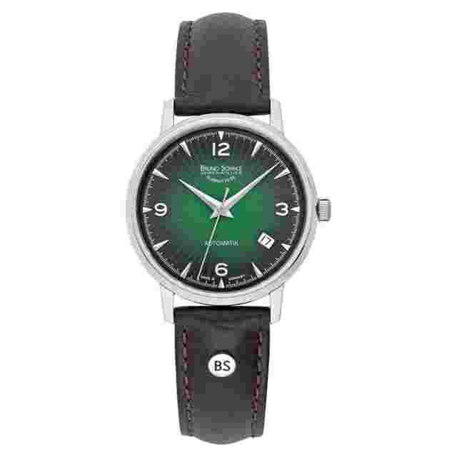 Bruno Sohnle Stuttgart Automatic Green Dial Men's Watch 17-12174-661