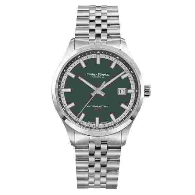 Bruno Sohnle Turin Automatic Green Dial Men's Watch 17-12230-442