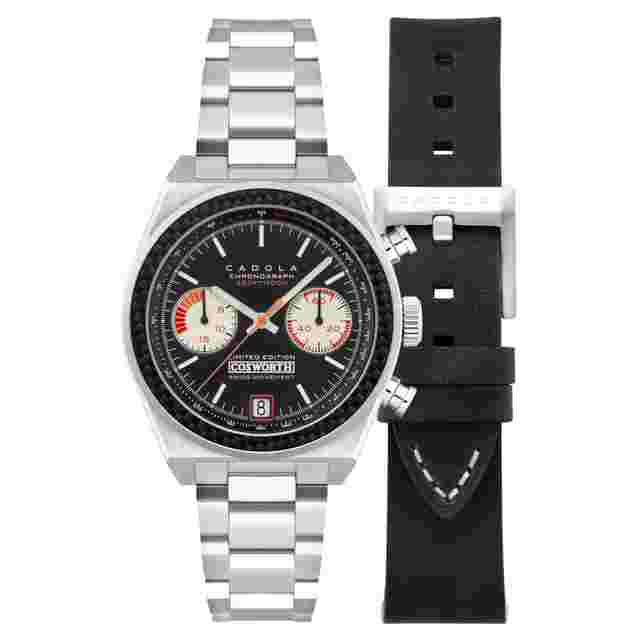 Cadola Cosworth Costin Chronograph Quartz Black Dial Men's Watch CD-1040-11