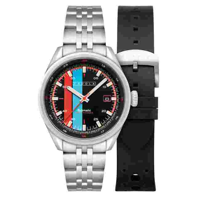 Cadola Pista Automatic Black Dial Men's Watch CD-1031-33