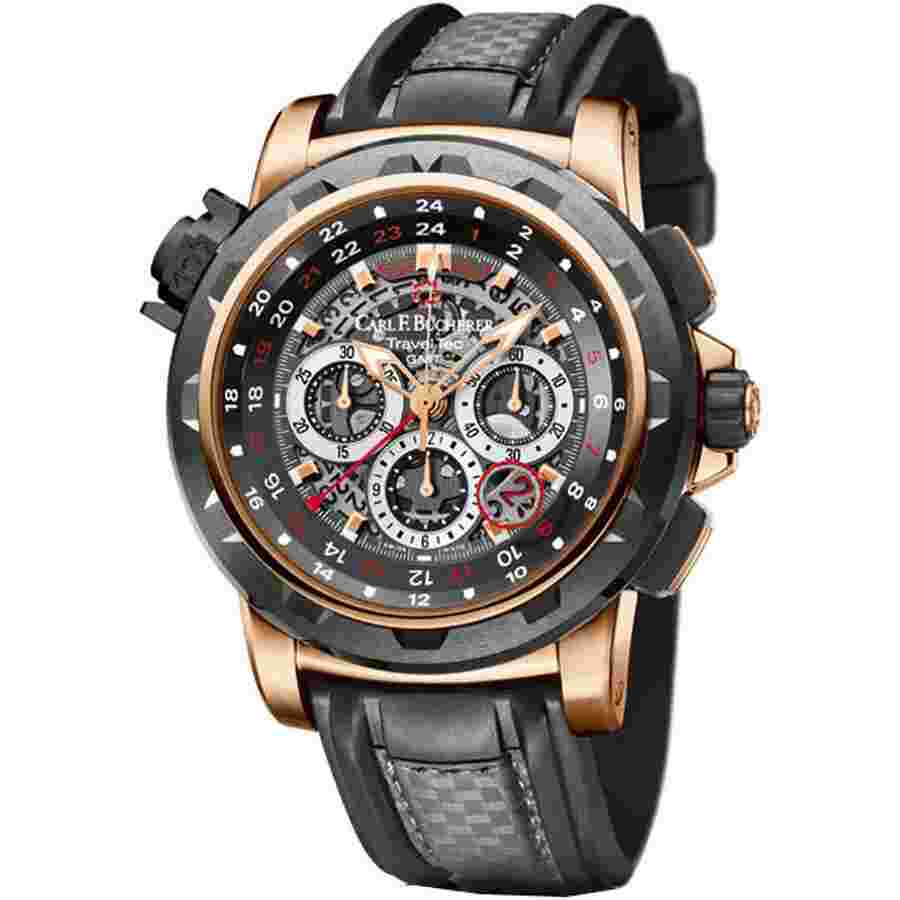 Carl F. Bucherer Patravi Traveltec FourX Chronograph Automatic Men's Watch 00.10620.22.93.01