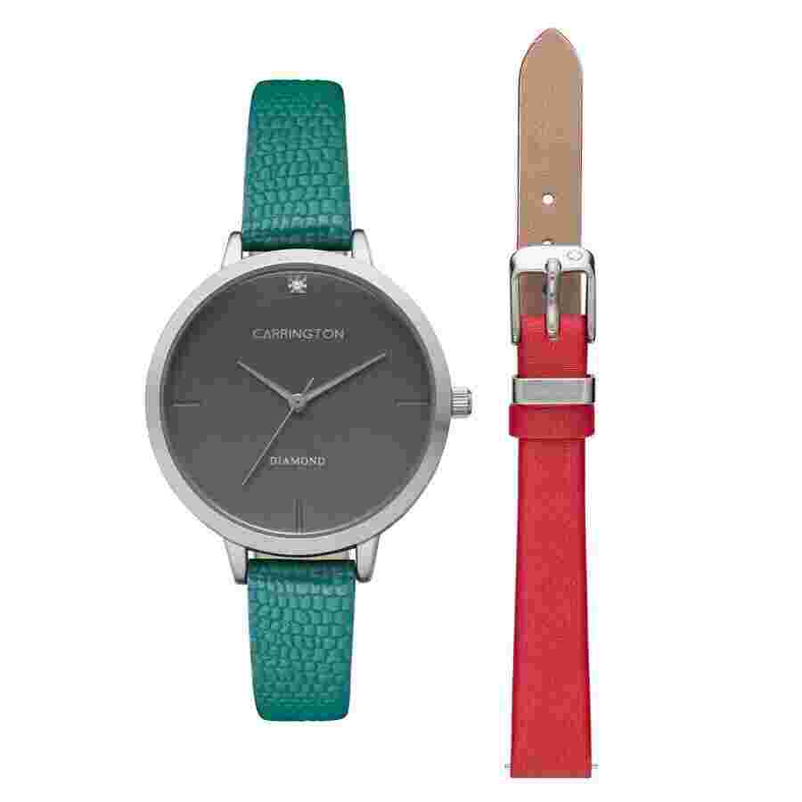 Carrington Claire Quartz Grey Dial Ladies Watch CT-2013-04-SET4