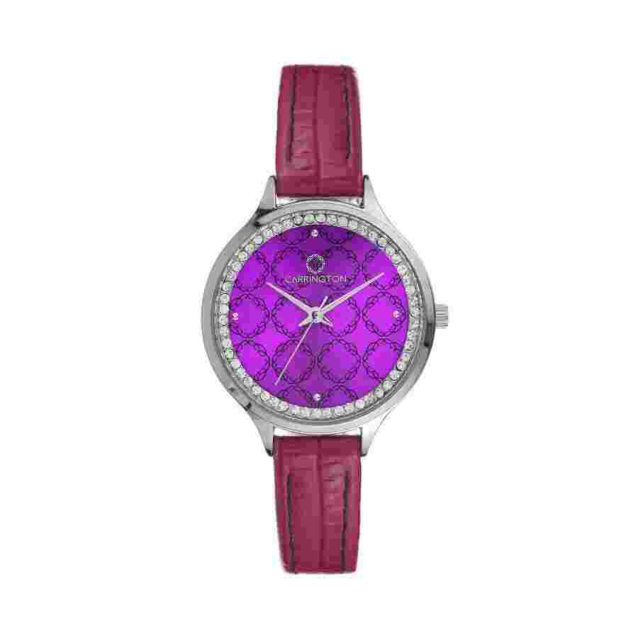 Carrington Elsie Quartz Purple Dial Ladies Watch CT-2006-03