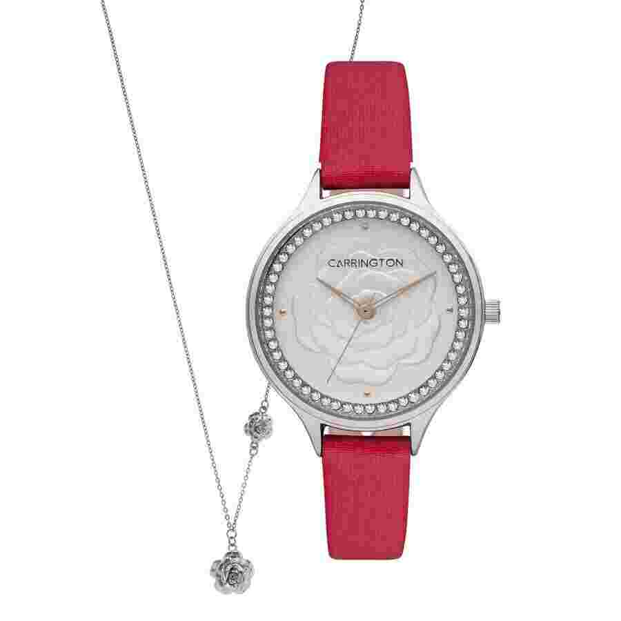 Carrington Elsie Quartz Silver Dial Ladies Watch CT-2015-01-SET1