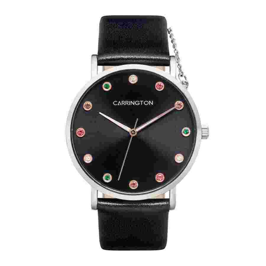 Carrington Luella Quartz Black Dial Ladies Watch CT-2010-01