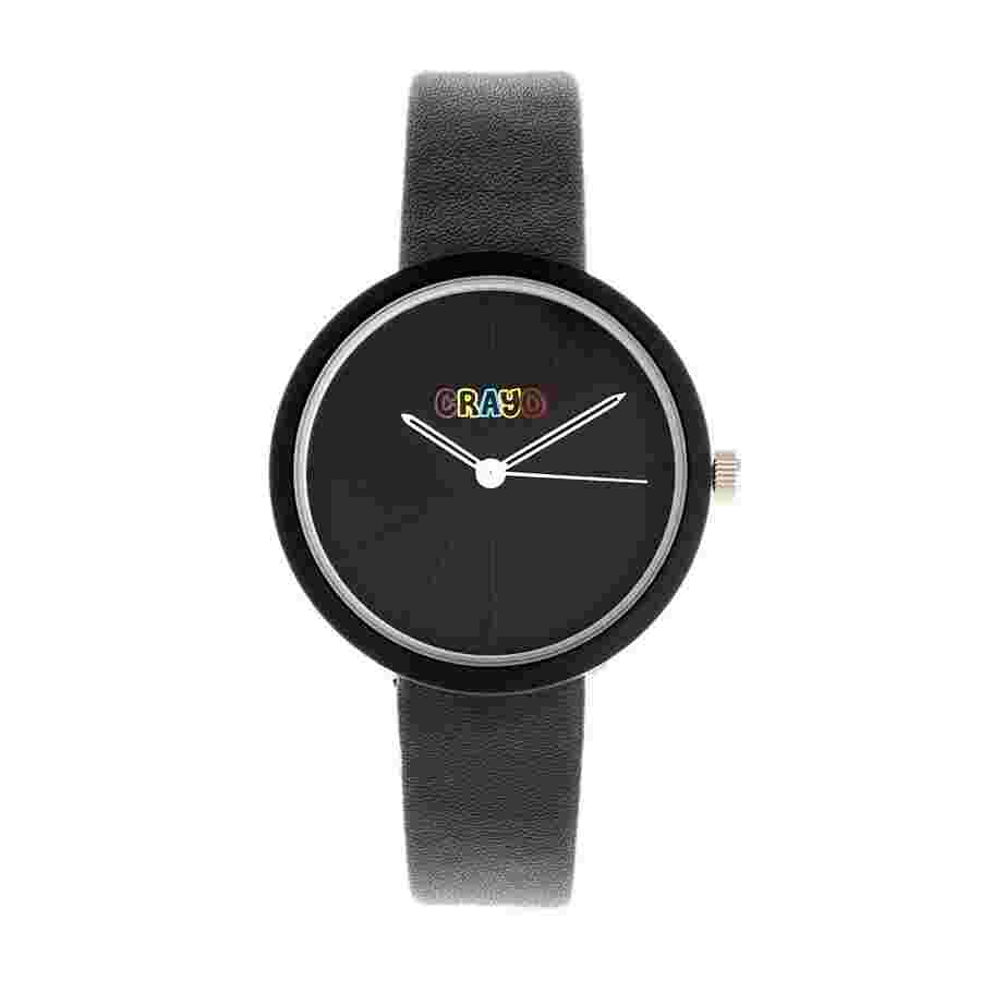 Crayo Blade Quartz Black Dial Watch CRACR5402