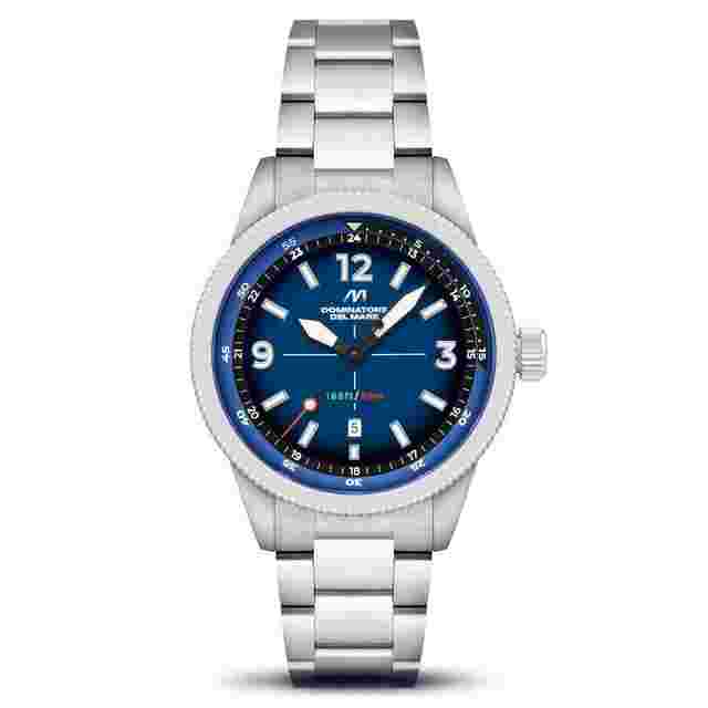 Dominatore Del Mare Aviatore Quartz Blue Dial Men's Watch DD-8021-77