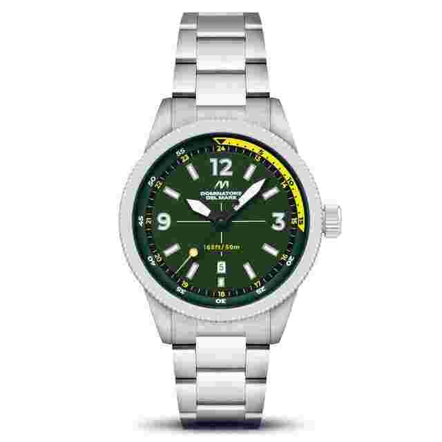 Dominatore Del Mare Aviatore Quartz Green Dial Men's Watch DD-8021-55