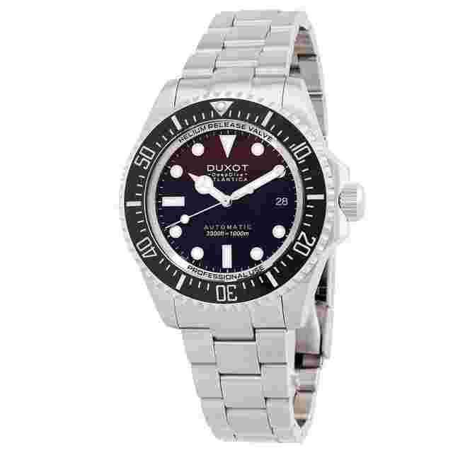 Duxot Atlantica Deep Dive Automatic Red Dial Men's Watch DX-2066-33