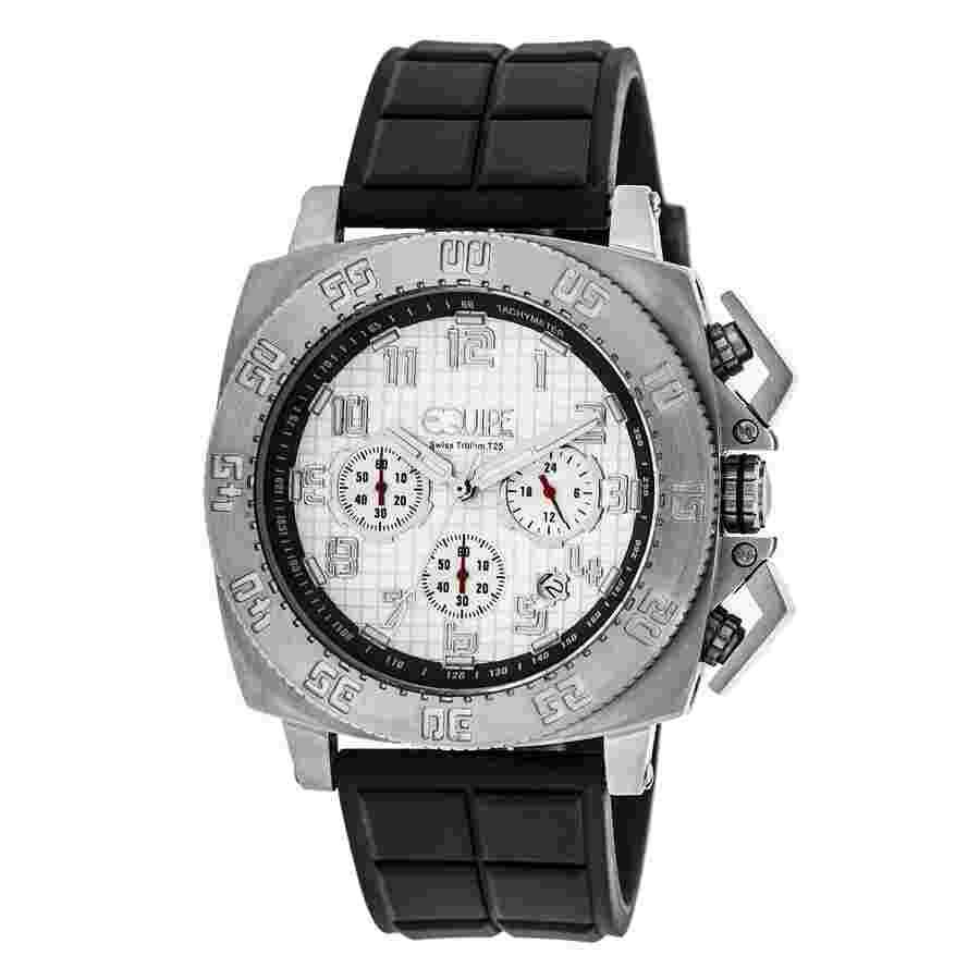 Equipe Tritium Push Chronograph White Dial Men's Watch ET307