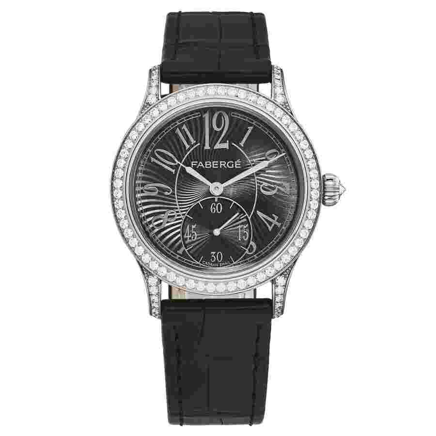 Faberge Agathon Automatic Black Dial Ladies Watch FAB-200
