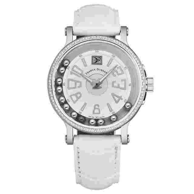 Franck Dubarry Crazy Balls White Dial Ladies Watch CB0308