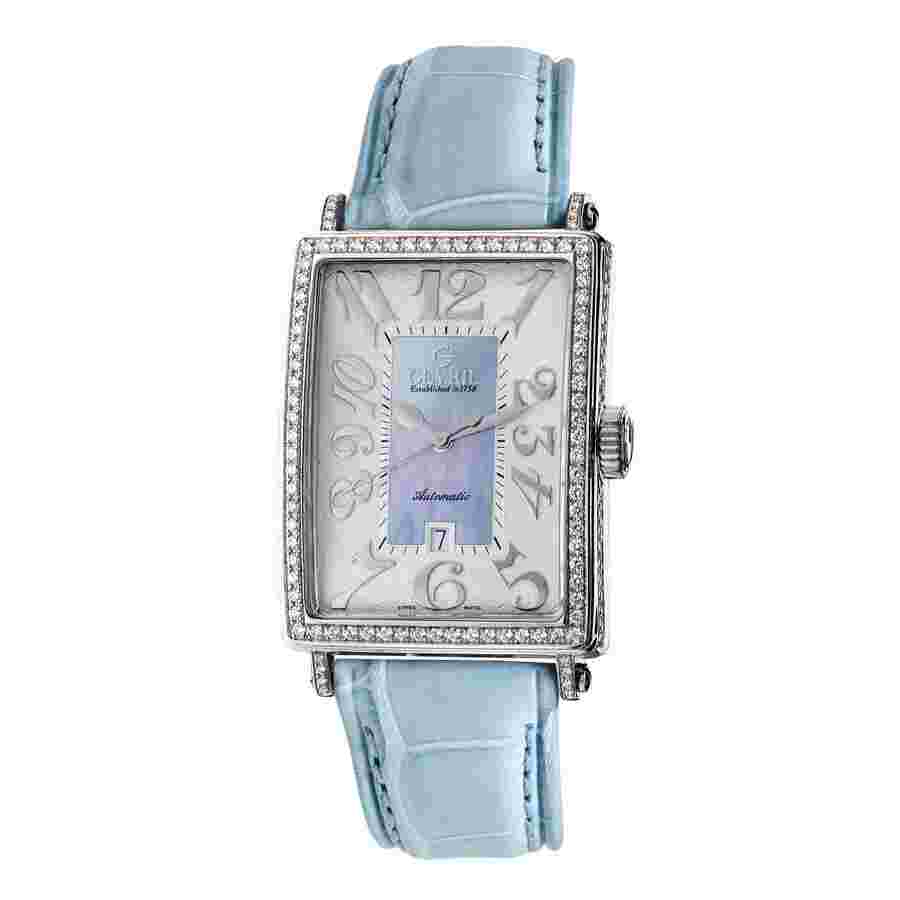 Gevril Glamour Automatic Blue Dial Ladies Watch 6207NV