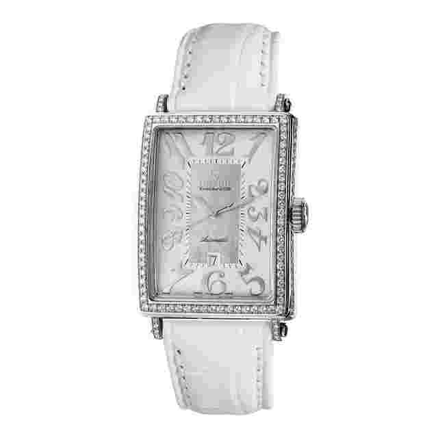 Gevril Glamour Automatic White Dial Ladies Watch 6209NV
