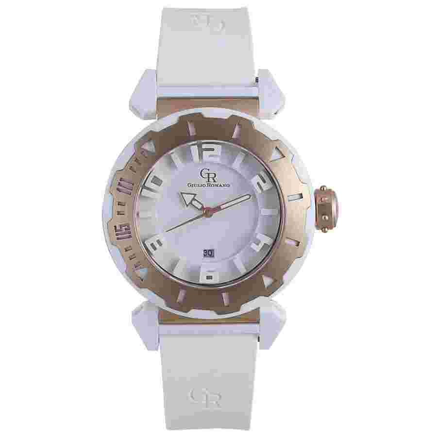 Giulio Romano Ferrara Quartz White Dial Men's Watch GR-5000-24-001.09.7