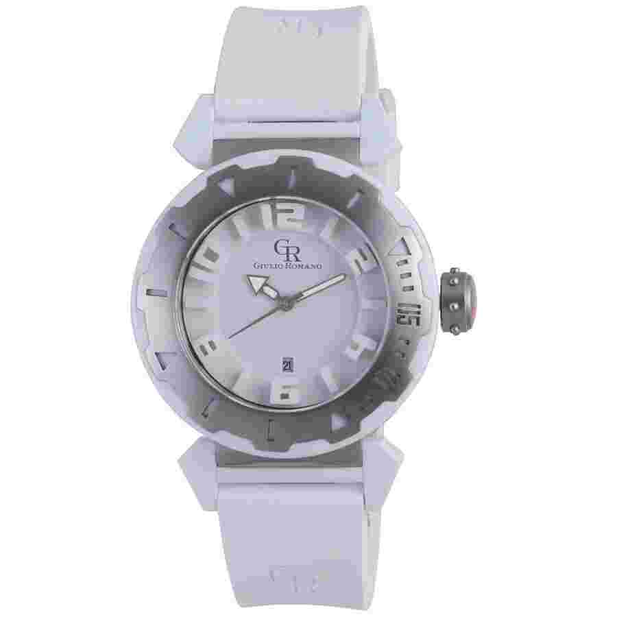 Giulio Romano Ferrara Steel Bezel White Dial Men's Watch GR-5000-24-001