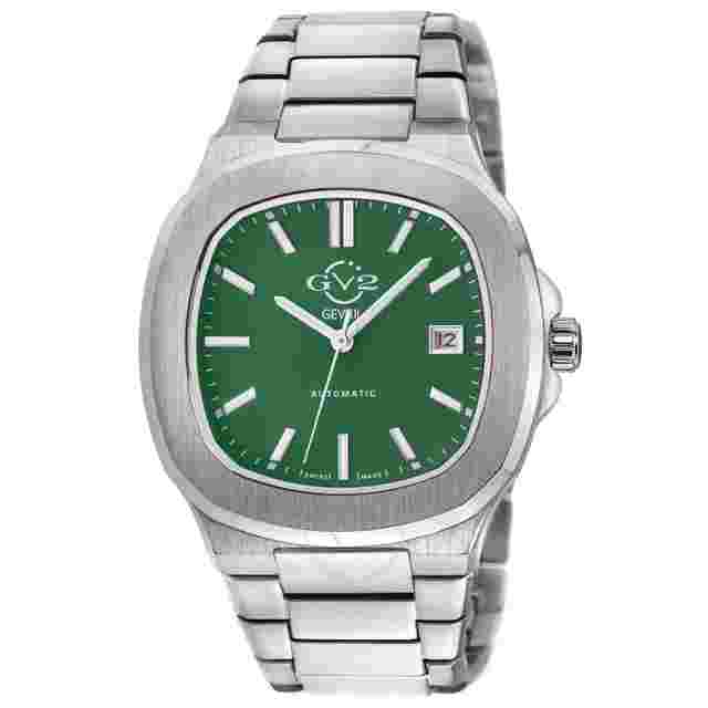 GV2 by Gevril Potente Green Dial Men's Watch 18108B