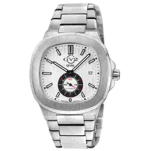GV2 by Gevril Potente White Dial Men's Watch 18300B