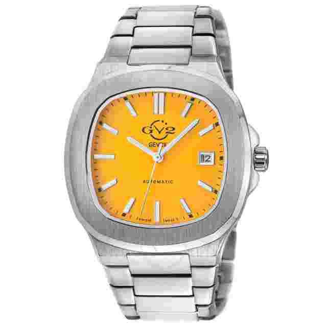 GV2 by Gevril Potente Yellow Dial Men's Watch 18111B