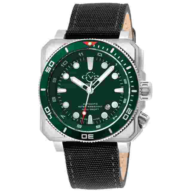 GV2 by Gevril XO Submarine Automatic Green Dial Men's Watch 4540