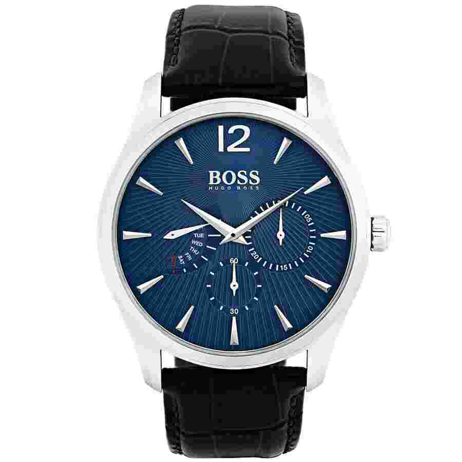 Hugo Boss Time One Commander Quartz Blue Dial Men's Watch 1513489