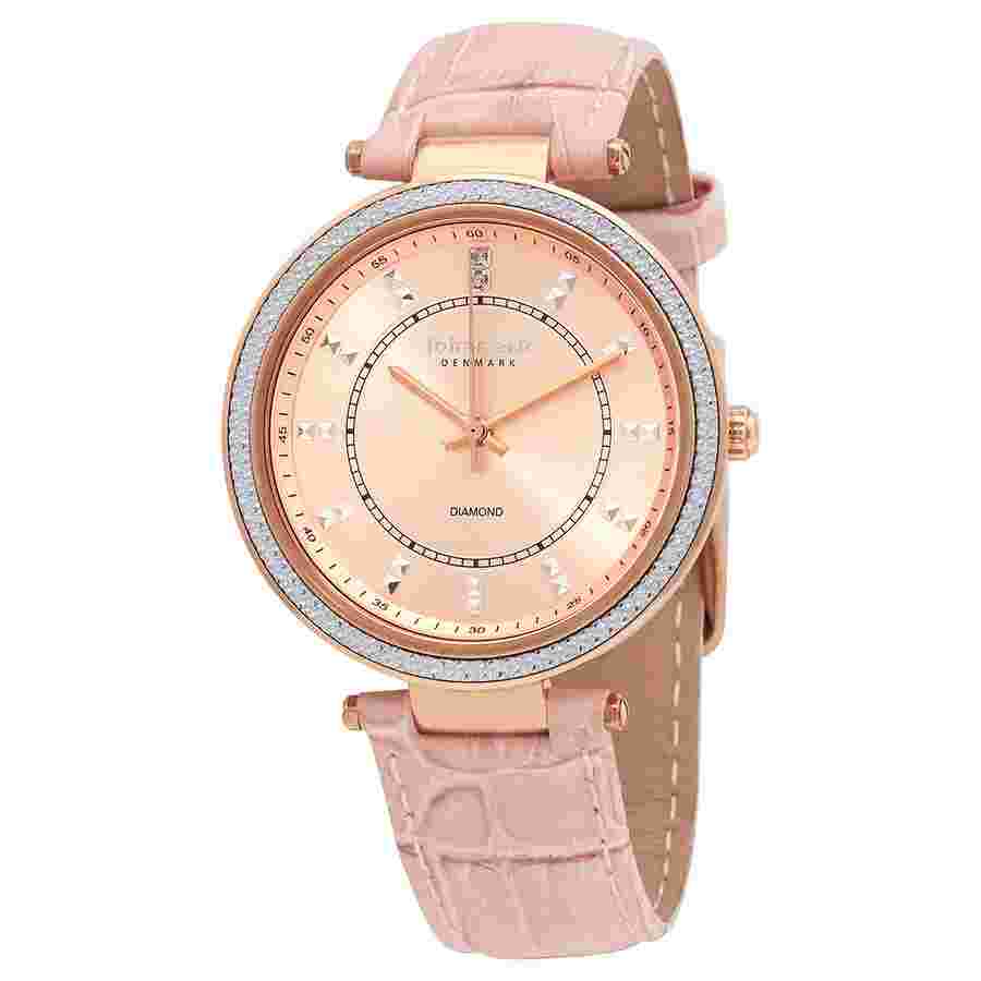 Johan Eric Ballrup Pink Dial Ladies Watch JE1000B-09-009