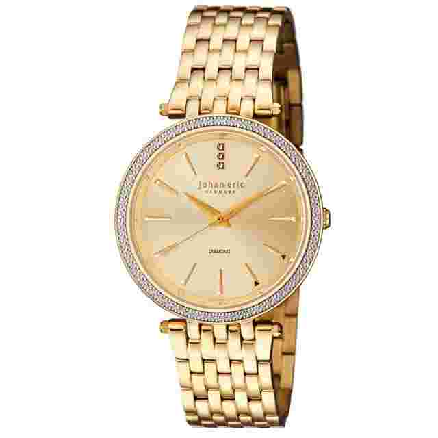 Johan Eric Fredericia Gold Dial Ladies Watch JE-F1000-02-002B