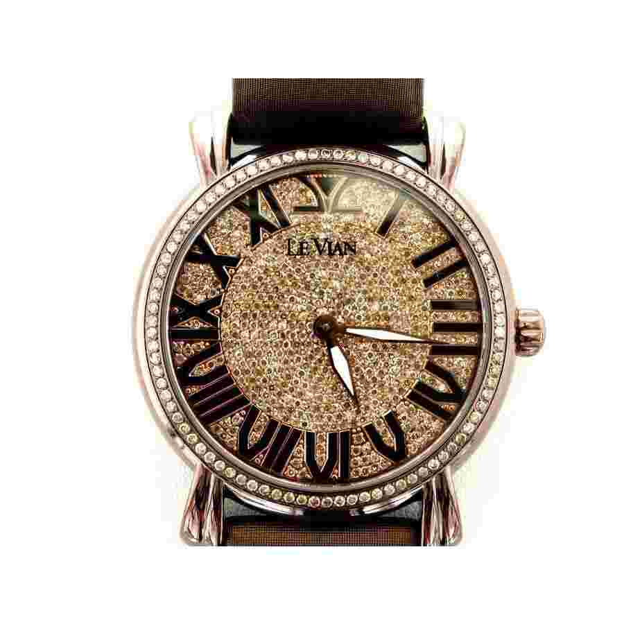 Le Vian Medallion Quartz Diamond Men's Watch LV137RSDI