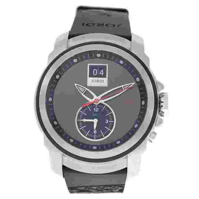 Michel Jordi Icon Pebble Stone Quartz Diamond Grey Dial Men's Watch SIM.300.10.002.01