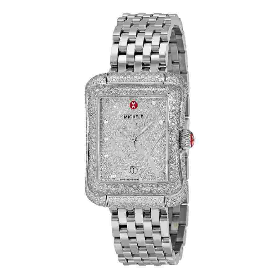 Michele Limited Edition Extreme Butterfly Ultimate Pave Diamond Ladies Watch MWW04B000022