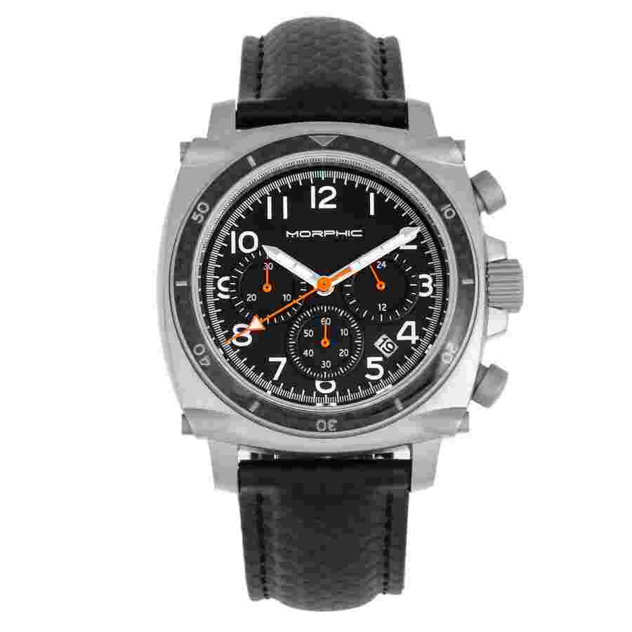 Morphic M83 Series Chronograph Quartz Black Dial Men's Watch MPH8304