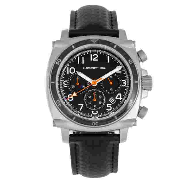 Morphic M83 Series Chronograph Quartz Black Dial Men's Watch MPH8304