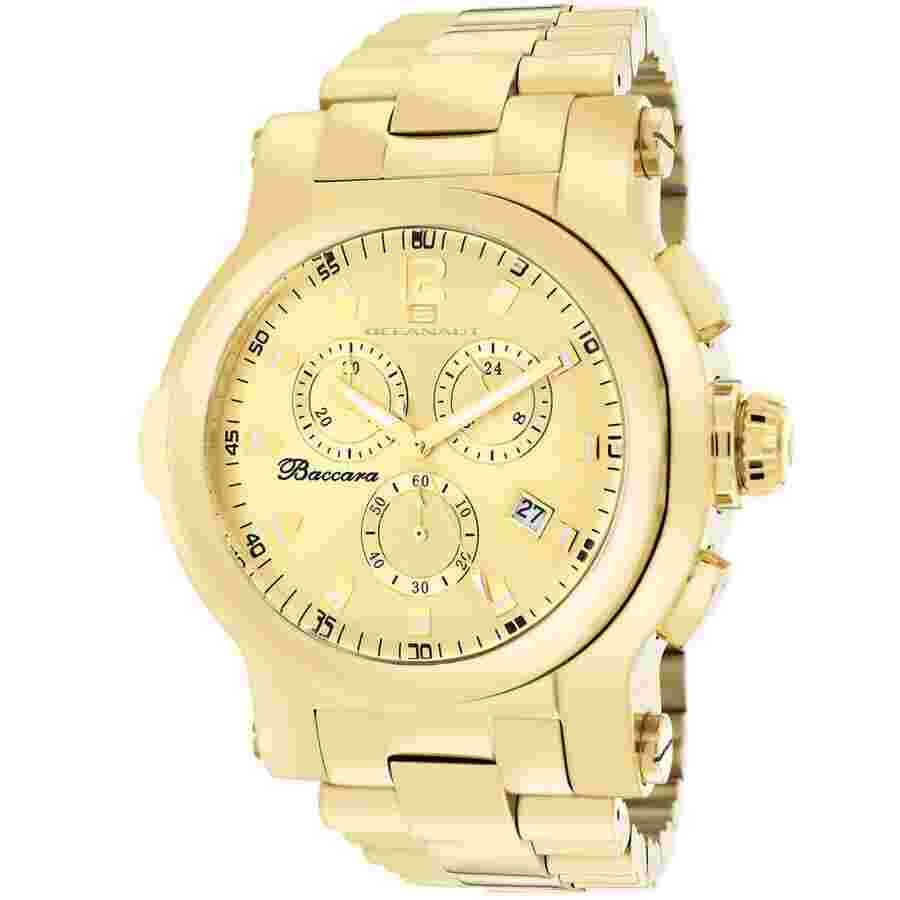 Oceanaut Baccara XL Gold-tone Dial Men's Watch OC0824