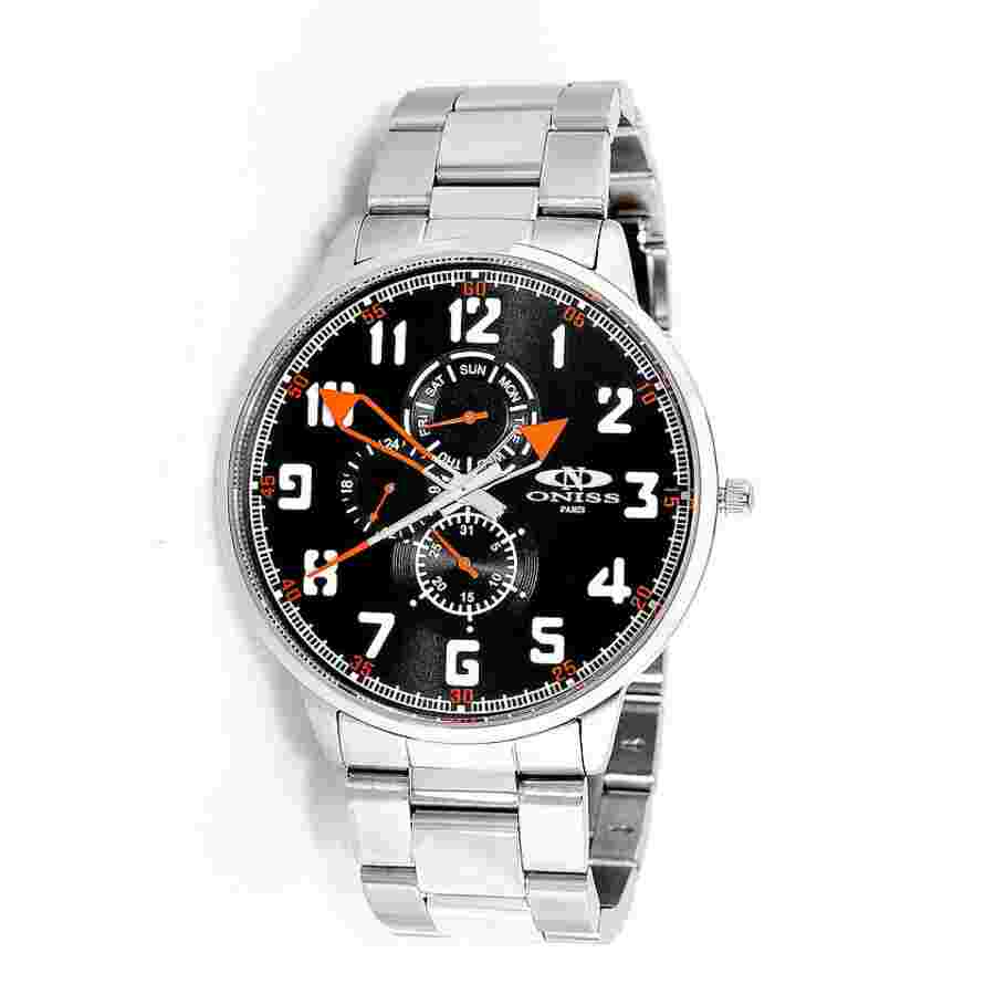 Oniss ON1818 Quartz Black Dial Men's Watch ONJ1818-MBKOR