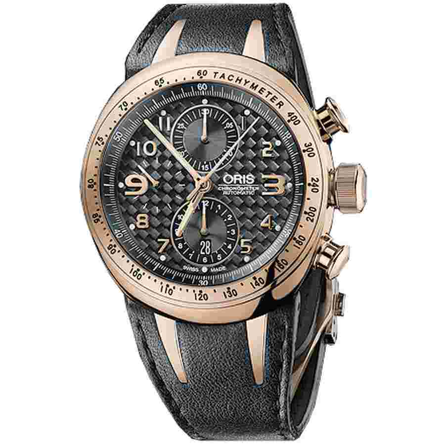 Oris TT3 Formula Gold Limited EditionAutomatic Black Carbon Fiber Men's  Watch 680-7601-6084LS