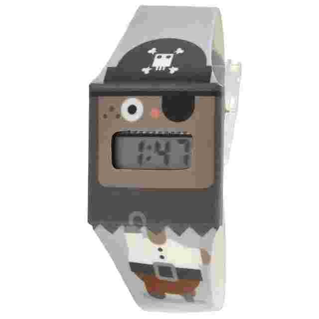 PappWatch Pirate Paperlike Quartz Digital Kids Watch PU10647.0