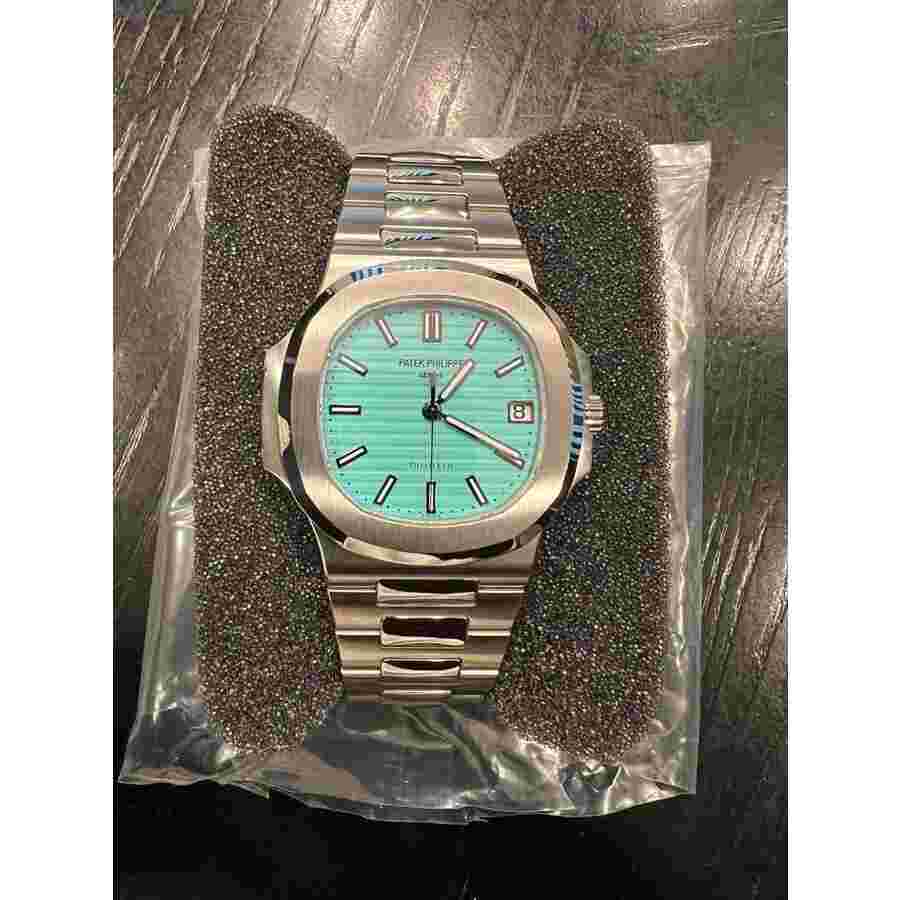 Patek Philippe Nautilus Tiffany & Co. Automatic Blue Dial Men's Watch 5711/1A-018
