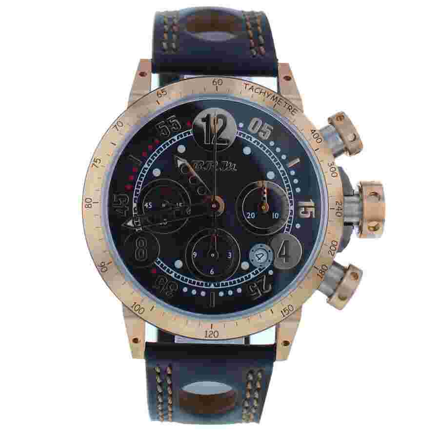 Pre-owned B.R.M. V8-44 Automatic Black Dial Men's Watch V8-44-GT-5N-CN