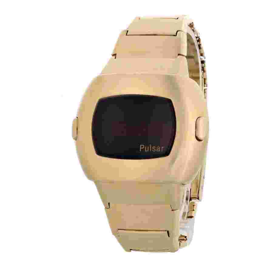Pre-owned Pulsar Time Computer Quartz Digital Black Dial Men's Watch P3
