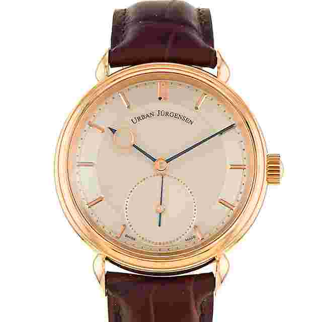 Pre-owned Urban Jurgensen 1745 Hand Wind Silver Dial Men's Watch 1140