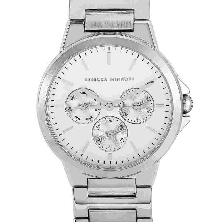 Rebecca Minkoff Cali Quartz Silver White Dial Ladies Watch 2200356