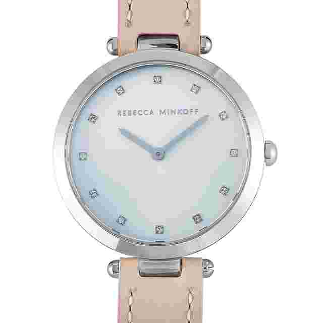 Rebecca Minkoff Nina Quartz Crystal Silver Dial Ladies Watch 2200398
